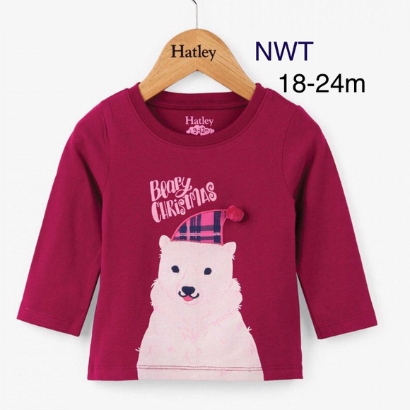 NWT 18-24m HATLEY🎄T-shirt - Picture 1 of 5